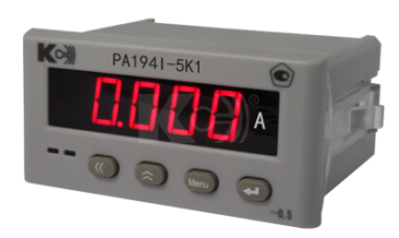 PA194I-5K1 Амперметр 1-канальный (1 порт RS-485, 1 аналоговый выход, лицевая панель 96х48 мм)